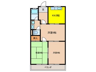 サンピア木曽川の物件間取画像